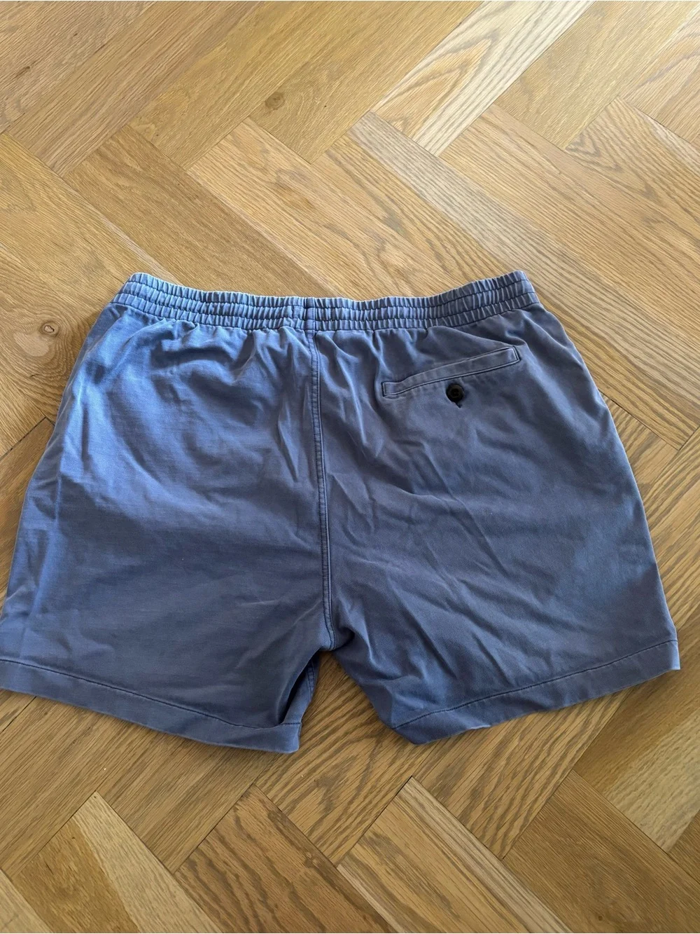 J. Crew Faded Indigo Drawstring Knit Shorts